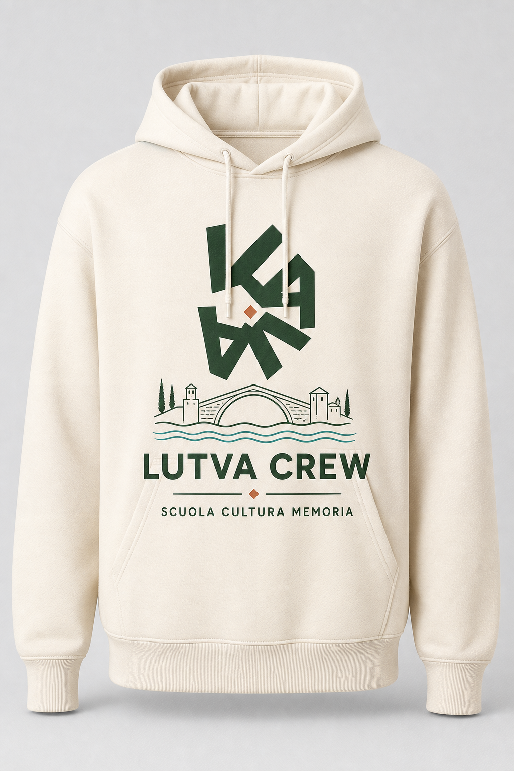 Felpa Lutva - Crew Cream